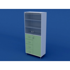 Шкаф для лабораторной посуды ЛШП-0.11-ВТМ  800х400х1800