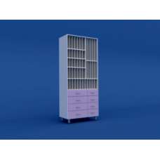 Шкаф для хранения рентгеновских снимков МШ-3.04-ВТМ   800х400х1900
